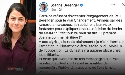 Joanna Béenger : «Je n’ai ni l’envie, ni l’ambition, ni l’intention d’être leader, ni du MMM, ni de l’opposition»