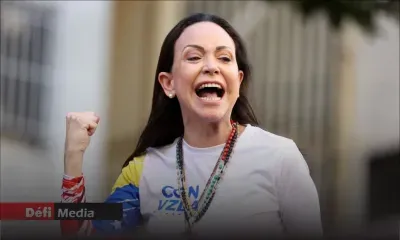 La prix Nobel de la paix considérée comme "fugitive" si elle quitte le Venezuela pour recevoir son prix