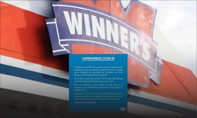 Covid-19 : un employé de Winner’s de Terre-Rouge positif, le supermarché fermé ce dimanche   