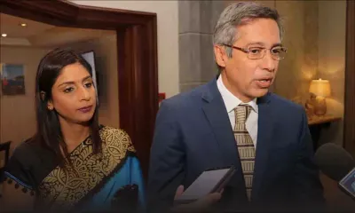 Rencontre Sushma Swaraj – Xavier-Luc Duval : « L’occasion de passer en revue la coopération entre Maurice et l’Inde »