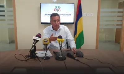 Suivez en direct la conférence de presse du leader de l'opposition, Xavier-Luc Duval