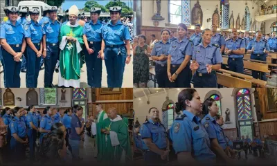 [En images] Messe spéciale pour la police à la paroisse Saint-Esprit à Bel Air