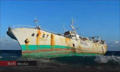 St-Brandon : échec de l’opération de renflouage du chalutier Yu Feng