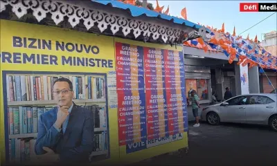 No 20 : Beau-Bassin aux couleurs de l'Alliance Lepep, de l'Alliance du Changement et du Reform Party côte à côte