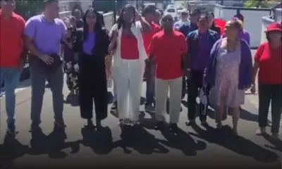 Municipales 2025 – Nomination Day (Curepipe) : Arrivée des candidats de l’Alliance du Changement dans le « Ward 1 »