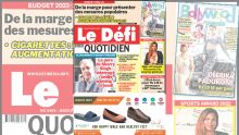 Voici la une du Défi Quotidien de ce Jeudi 01 Juin 2023