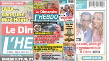 Voici la Une de Le Dimanche/L'Hebdo de ce Dimanche 02 Avril 2023
