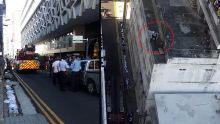 Port-Louis : un homme tente de se jeter du haut d'un immeuble