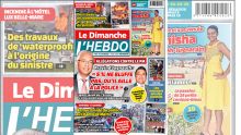Voici la Une de Le Dimanche/L'Hebdo de ce dimanche 03  Juillet 2022