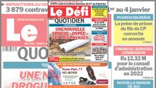 Voici la une du Défi Quotidien de ce jeudi 05 Janvier 2023