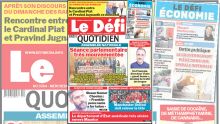 Voici la une du Défi Quotidien de ce Mercredi 05 Mars 2023