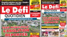 Voici la Une du Defi Quotidien de ce lundi 6 juillet 2020