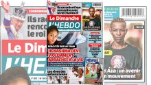 Voici la Une de Le Dimanche/L'Hebdo de ce Dimanche 07 Mai 2023