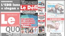 Voici la Une du Defi Quotidien de ce Vendredi 08 Mars 2019