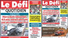 Voici la une du Défi Quotidien de ce Lundi 08 Avril 2024