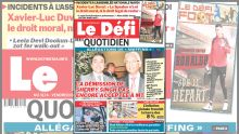 Voici la une du Défi Quotidien de ce vendredi 08 Juillet 2022