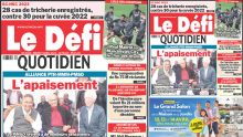 Voici la une du Défi Quotidien de ce Mardi 09 Avril 2024