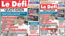 Voici la une du Défi Quotidien de ce Vendredi 09 Mai 2025