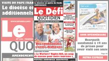 Voici la Une du Défi Quotidien de ce Vendredi 09 Août 2019