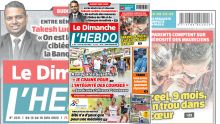 Voici la Une de Le Dimanche/L'Hebdo de ce dimanche 12 Juin 2022