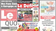  	Voici la Une du Défi Quotidien de ce Vendredi 12 Juillet 2019