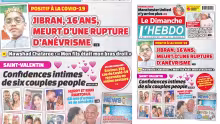 Voici la Une de Le Dimanche/L'Hebdo de ce dimanche 13 février 2022