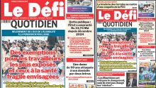 Voici la une du Défi Quotidien de ce Vendredi 13 Juin 2025