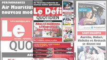Voici la Une du Defi Quotidien de ce vendredi 15 Février 2019