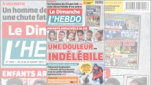 Voici la Une de Le Dimanche/L'Hebdo de ce dimanche 16 janvier 2022