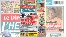Voici la Une de Le Dimanche/L'Hebdo de ce Dimanche 16 Avril 2023