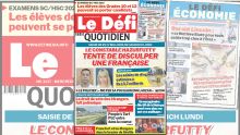 Voici la une du Défi Quotidien de ce mercredi 18 Mai 2022