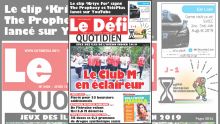 Voici la Une du Défi Quotidien de ce Jeudi 18 Juillet 2019