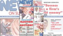 Voici la Une de News on Sunday de ce Vendredi 18 octobre 2019