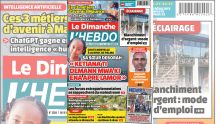 Voici la Une de Le Dimanche/L'Hebdo de ce dimanche 19 Mars 2023