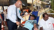 Mega blood donation : 1650 pintes de sang collectées