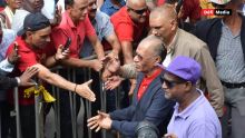 [En images] 1er-Mai : arrivée de Ramgoolam et Bérenger au meeting de l'Alliance du Changement à Rose-Hill 