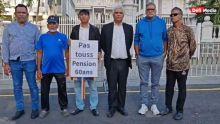 Manifestation pacifique contre la réforme de la pension de vieillesse devant l’Assemblée nationale