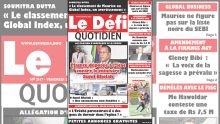 Voici la Une du Defi Quotidien de ce vendredi 20 juillet 2018
