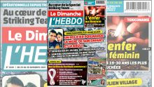 Voici la Une de Le Dimanche/L'Hebdo de ce dimanche 20 Novembre 2022