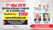 [A ne pas rater ce mercredi] Rassemblements politiques du 1er-Mai : édition spéciale sur Radio Plus, defimedia.info et notre page Facebook 