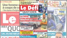 Voici la une du Défi Quotidien de ce vendredi 21 janvier 2022