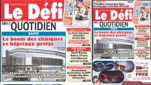 Voici la une du Défi Quotidien de ce Mardi 21 Mai 2024