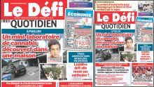 Voici la une du Défi Quotidien de ce Mercredi 21 Mai 2025