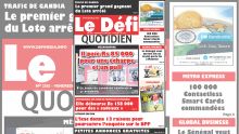 Voici la Une du Défi Quotidien de ce Vendredi 21 Juin 2019