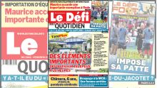 Voici la une du Défi Quotidien de ce vendredi 22 Juillet 2022