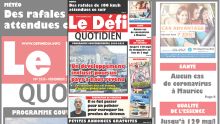 Voici la Une du Défi Quotidien de ce vendredi 24 janvier 2020