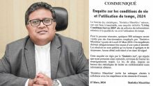 Qualité de vie et utilisation du temps en 2024 - Enquête de Statistics Mauritius : obligation d’y participer 