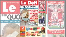 Voici la une du Défi Quotidien de ce lundi 25 avril 2022