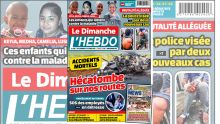 Voici la Une de Le Dimanche/L'Hebdo de ce dimanche 25 Septembre 2022