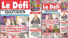 Voici la une du Défi Quotidien de ce Vendredi 26 Avril 2024